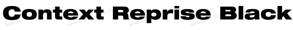 Context Reprise BlackExp SSi Normal字体转换